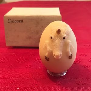 Eggcentrics Unicorn Sculpture